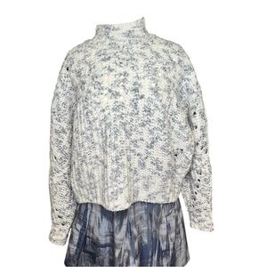 Isabel Marant Chunky Wool Mock Neck Sweater